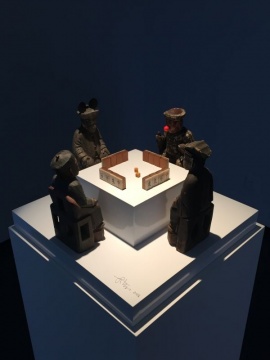 展览现场,《大国博弈》
展览现场,《大国博弈》
