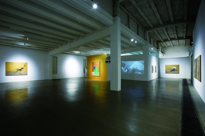 台湾画廊尤为重视基础工作。图为亚洲艺术中心叶永青个展现场
