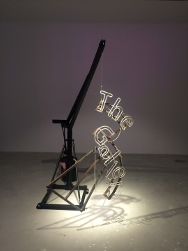 现场展出的作品《画廊》 现场展出的作品《画廊》