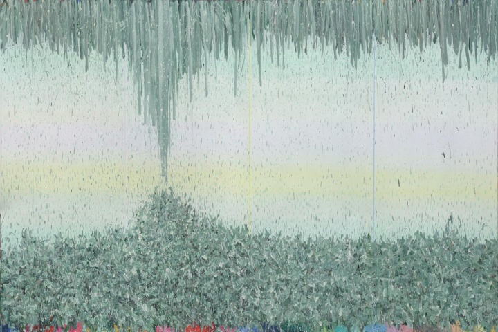 《纷飞的纷飞的纷飞的2016-4》 200x300cm 布面油画 2016
《纷飞的纷飞的纷飞的2016-4》 200x300cm 布面油画 2016
