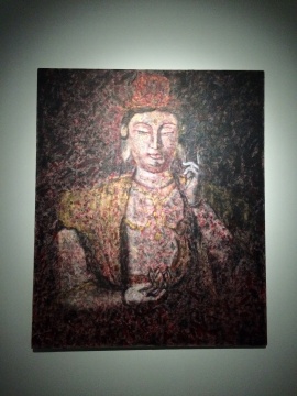 《5.12》 1.2×1.1cm 布面丙烯 2008 《5.12》 1.2×1.1cm 布面丙烯 2008