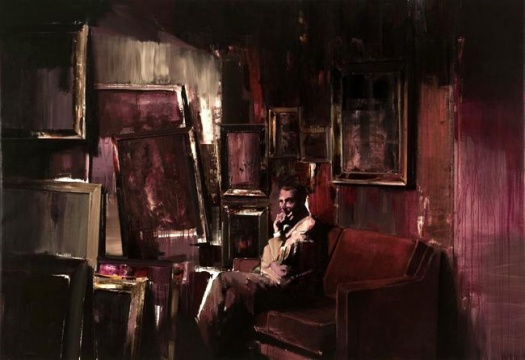 《收藏家》 200×290cm 布面油画 2008
