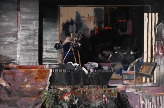 《杜尚的葬礼I》 200×300cm 布面油画 2009
