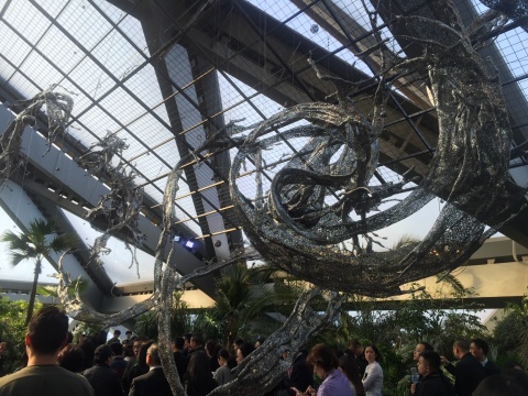 开幕式现场,图为展出作品《玩止水》
开幕式现场,图为展出作品《玩止水》