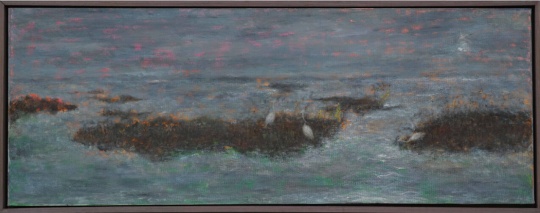 《飞 II》 布面油画 60x160cm 2013
《飞 II》 布面油画 60x160cm 2013