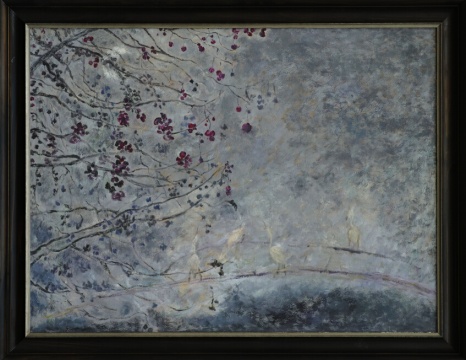 《月光趣事》 布面油画 90x120cm 2012
《月光趣事》 布面油画 90x120cm 2012