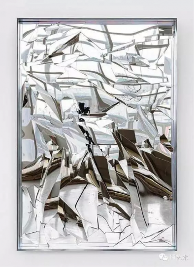 LEE BULC ivitas SolisIII10, 2015 acrylic mirror,plywood, and galvanizing on nickel-plated aluminum frame 162 x 112 x 14.5cm SOLD IN THE RANGE OF$100,000-$150,000 USD
