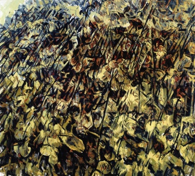许江 《葵祭·芒种》  180x200cm 布面油画 2014年
