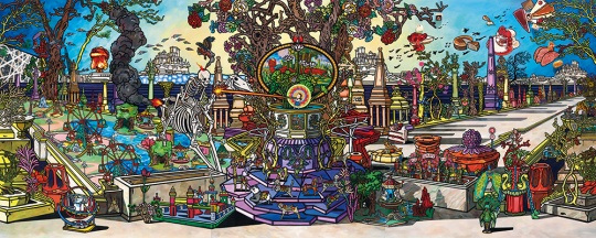 《北京水深-6》200×500cm 布面丙烯 2016
《北京水深-6》200×500cm 布面丙烯 2016