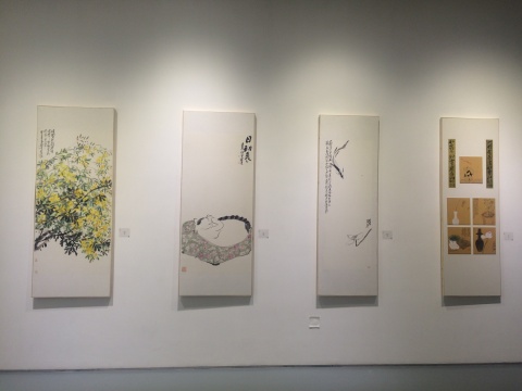 李云雷作品 《带雪冲寒》、《日初长》、《谁是忘机者》、《缘物》 纸本设色 李云雷作品 《带雪冲寒》、《日初长》、《谁是忘机者》、《缘物》 纸本设色