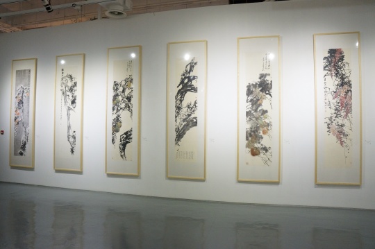 刘海勇作品 《二十四诗品》系列 241×53cm（单幅）  纸本水墨 2012