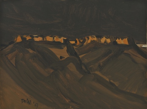 《铁山古堡》 60×80cm 布面油画 2009
