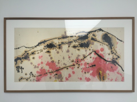 《EXPE5》 70×139cm 纸上油画 1981
《EXPE5》 70×139cm 纸上油画 1981