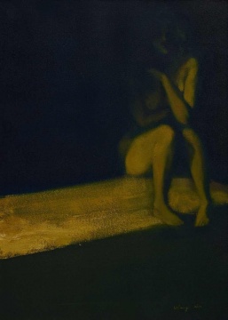 王馨 《子夜-3》 50x70cm 油彩画布
王馨 《子夜-3》 50x70cm 油彩画布