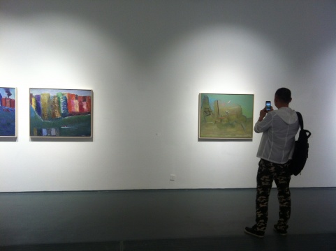 观众在展览现场拍摄图片
观众在展览现场拍摄图片