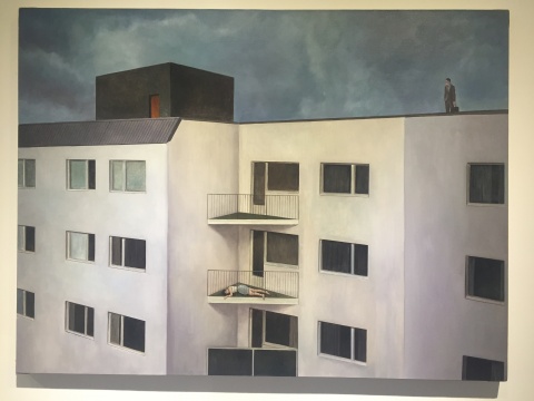 张英楠 《第十九个房间》200x150 cm 布面油画 2011
张英楠 《第十九个房间》200x150 cm 布面油画 2011