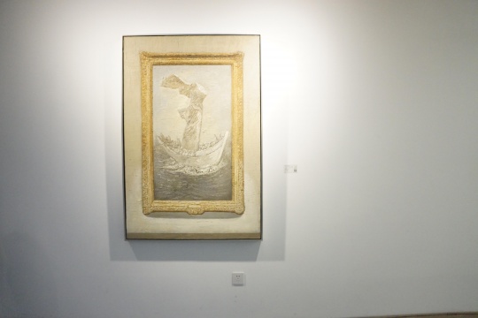 何杰《寻找我们的乌托邦记忆》 布面油画 2015年
何杰《寻找我们的乌托邦记忆》 布面油画 2015年