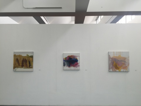 马树青作品，左起：《无题2010-1》、《2010-2》、《2010-3》
