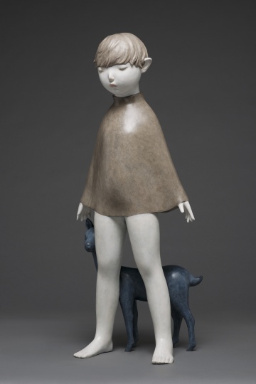 《小宇宙》 41×44×101cm 铸铜化学着色 2016
《小宇宙》 41×44×101cm 铸铜化学着色 2016