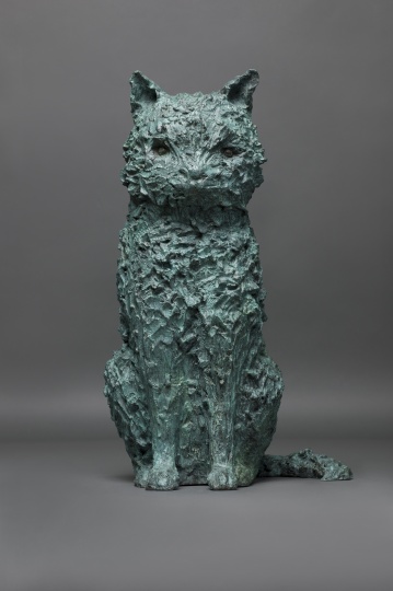 《大王》 35×38×57cm 铸铜化学着色 2015
《大王》 35×38×57cm 铸铜化学着色 2015