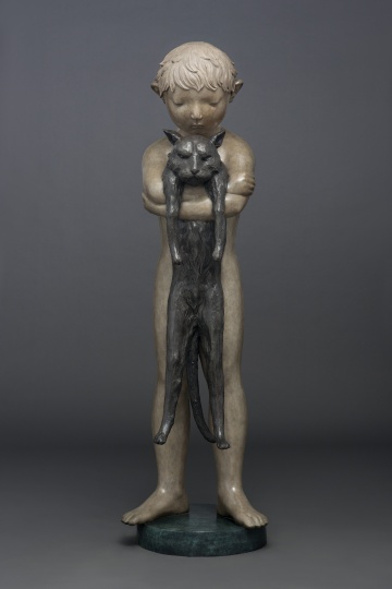 《若我将要远行》 75×63×225cm 铸铜化学着色 2016
《若我将要远行》 75×63×225cm 铸铜化学着色 2016