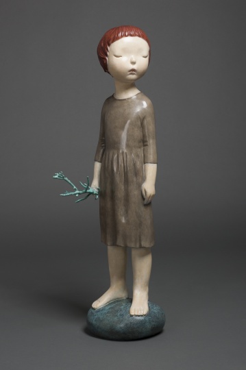 《春风不待》 30×25×96cm 铸铜化学着色 2015
《春风不待》 30×25×96cm 铸铜化学着色 2015