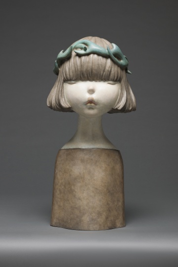 《忘记它》 30×38×72cm 铸铜化学着色 2015
《忘记它》 30×38×72cm 铸铜化学着色 2015
