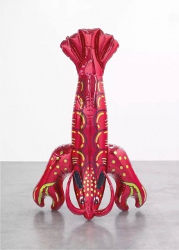 杰夫··昆斯的《龙虾》，前泽友作以688.5万美金购得（©2016纽约佳士得）
