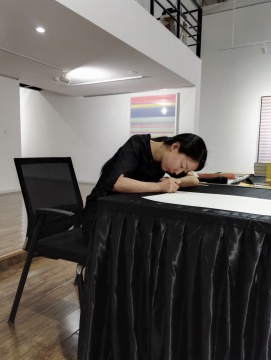 郑菁个展“│一”背后的数字之维 郑菁个展“│一”背后的数字之维