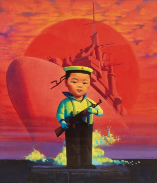 
刘野《小海军》 105×91cm 布面油画 2000
流拍

