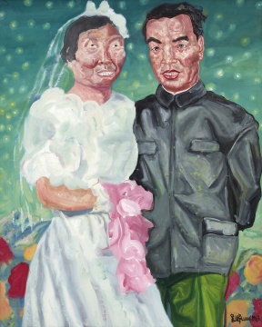 刘炜《我的父亲母亲》 104×84cm 布面油画 1993
成交价：713万元
