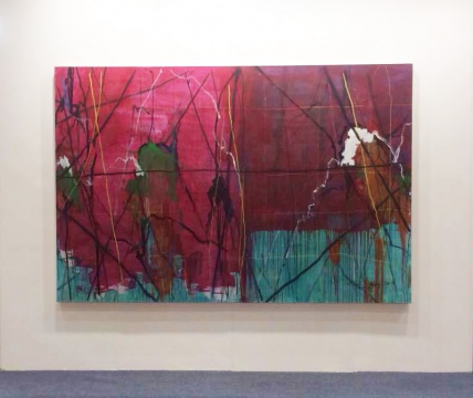 谭平 《穿越》200×300cm 布面丙烯 2014 @今格空间
谭平 《穿越》200×300cm 布面丙烯 2014 @今格空间