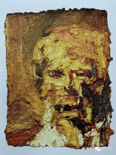 弗兰克·奥尔巴赫 《头像Ⅱ号》 油画 1961
弗兰克·奥尔巴赫 《头像Ⅱ号》 油画 1961