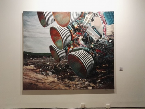 商成祥《荒梦狂想》系列 260×225cm 布面油画 2012
商成祥《荒梦狂想》系列 260×225cm 布面油画 2012