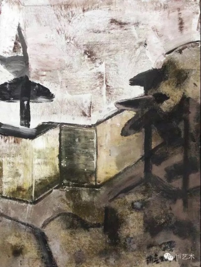 王劼音 《山水》 80×60cm 布面油彩 2014
王劼音 《山水》 80×60cm 布面油彩 2014
