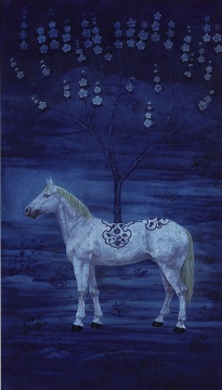 徐累&nbsp;《青花树》 &nbsp;211×120cm &nbsp;设色纸本 &nbsp;2008 &nbsp;成交价：440万港币 &nbsp;由亚洲收藏家竞得
