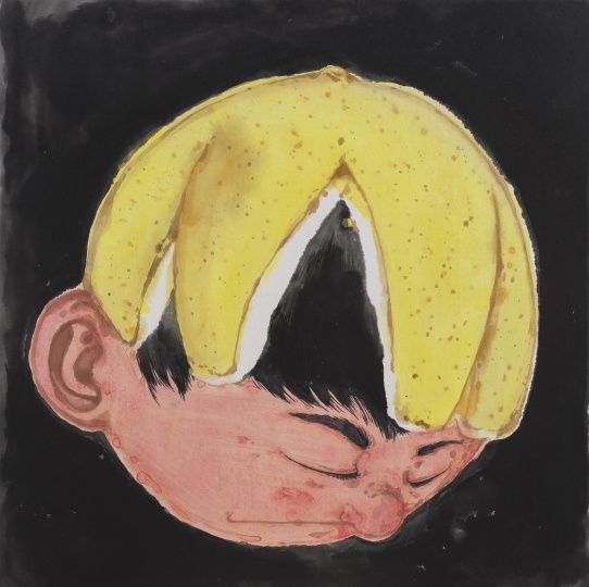 星空间 高瑀《柚子星球》70X70cm 纸本設色 日本矿物颜料 2016
星空间 高瑀《柚子星球》70X70cm 纸本設色 日本矿物颜料 2016