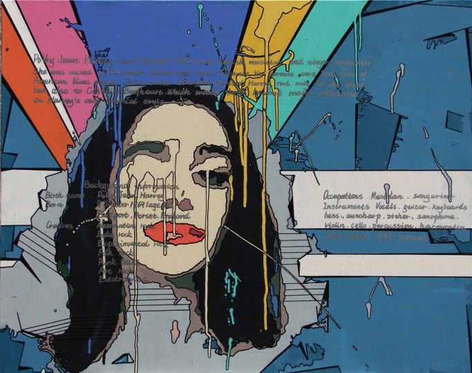 德山空间 贾靖《PJ HARVEY》 100X80cm 布面丙烯 2011
德山空间 贾靖《PJ HARVEY》 100X80cm 布面丙烯 2011