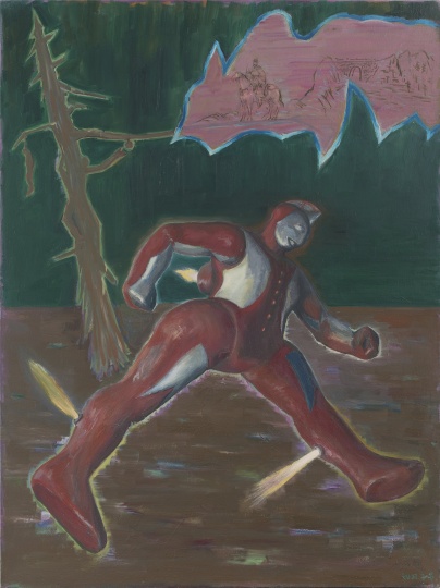 《拜见梁惠王》 200×150cm 布面油画 2007
《拜见梁惠王》 200×150cm 布面油画 2007