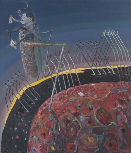 《天再旦》 175×150cm 布面油画 2005
《天再旦》 175×150cm 布面油画 2005