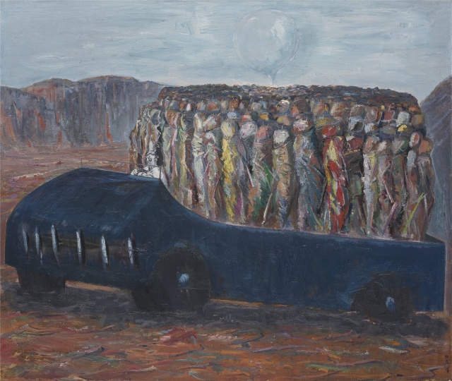 《鲁国梦》 150×180cm 布面油画 2005
《鲁国梦》 150×180cm 布面油画 2005