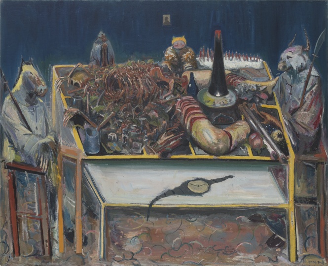 《餍 》150×186cm 布面油画 2006
《餍 》150×186cm 布面油画 2006