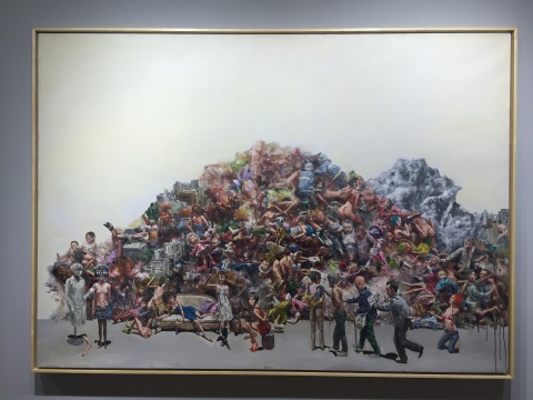 屠宏涛 《放逐》 150×210cm 布面油画  2006
