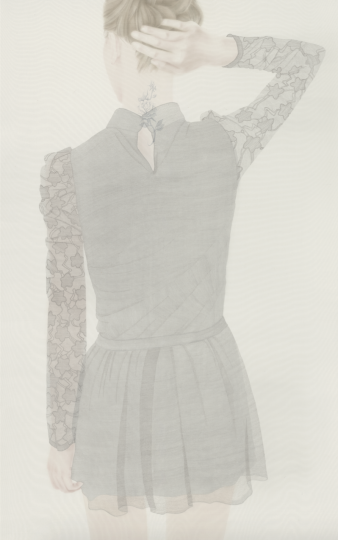 《香》 160cm×100cm 绢 水色 2013
《香》 160cm×100cm 绢 水色 2013