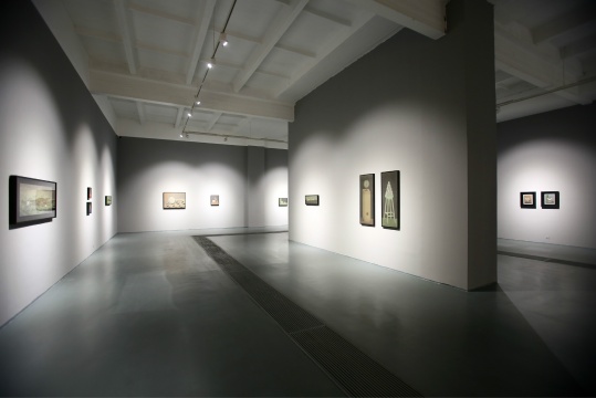 C展厅展出的是艺术家曾志钦2014年至今的绢本水墨创作
C展厅展出的是艺术家曾志钦2014年至今的绢本水墨创作