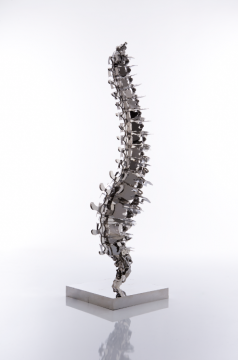 《契约》  125x35x35cm 不锈钢 Stainless steel 2016
