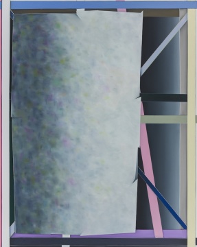 《B.T.D.T(Frame) 》 300x240cm 布面油画 2014
《B.T.D.T(Frame) 》 300x240cm 布面油画 2014