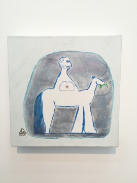 《珍珠》 25×25cm 布面油画 2015
《珍珠》 25×25cm 布面油画 2015