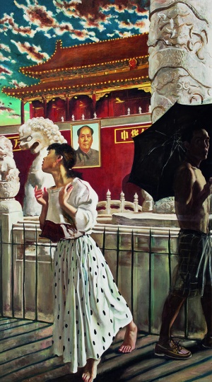 赵半狄 《蝴蝶》 250×140cm 布面油画 1990 匡时2012年春拍 成交价:2760万元 创艺术家拍场最高纪录
赵半狄 《蝴蝶》 250×140cm 布面油画 1990 匡时2012年春拍 成交价:2760万元 创艺术家拍场最高纪录
