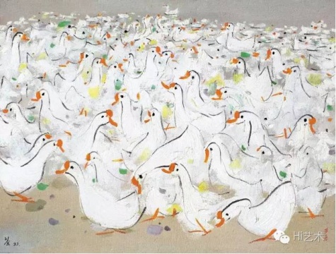 吴冠中 《乡音》 61×80.5cm 布面油画 1993 成交价:2127.5万元
吴冠中 《乡音》 61×80.5cm 布面油画 1993 成交价:2127.5万元